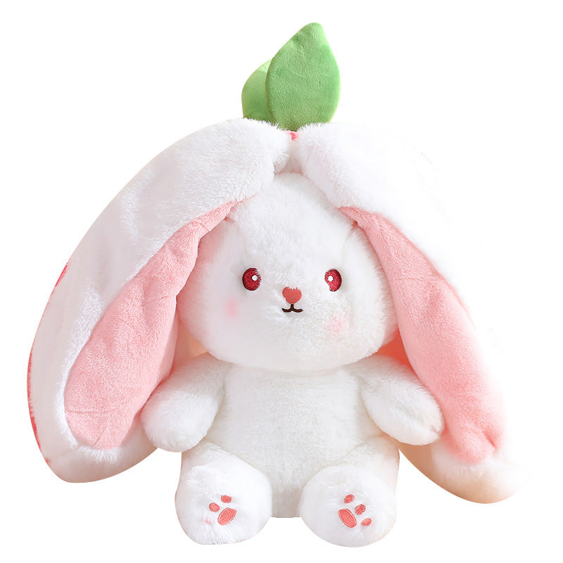Cute Strawberry Radish Bunny Plush Toy Doll